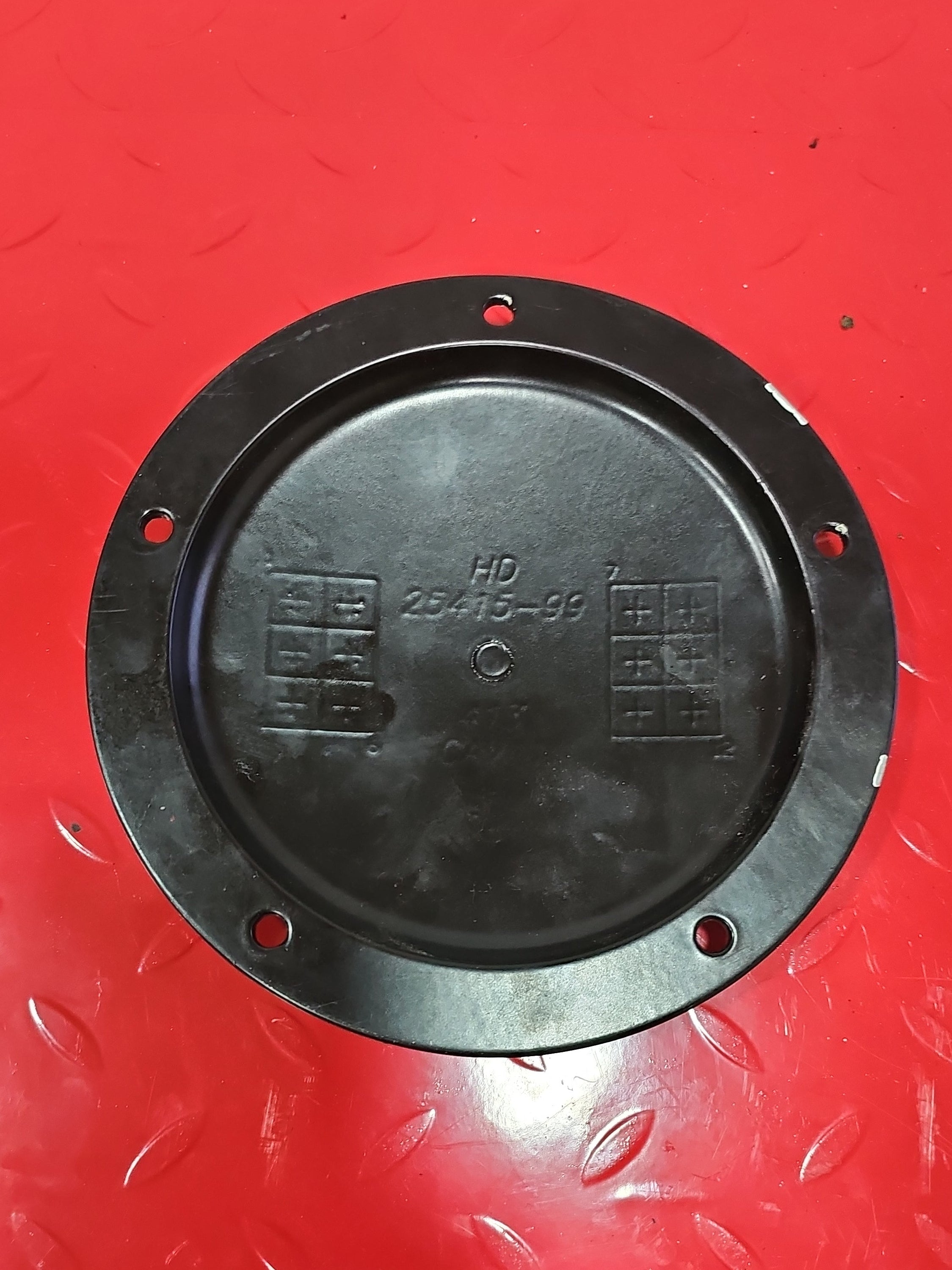 Harley Davidson Twin Cam Derbycover schwarz gebraucht