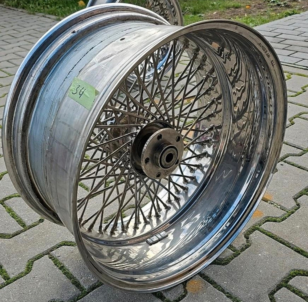 Harley Davidson Custombike Felge Speichenrad 9x18 VA