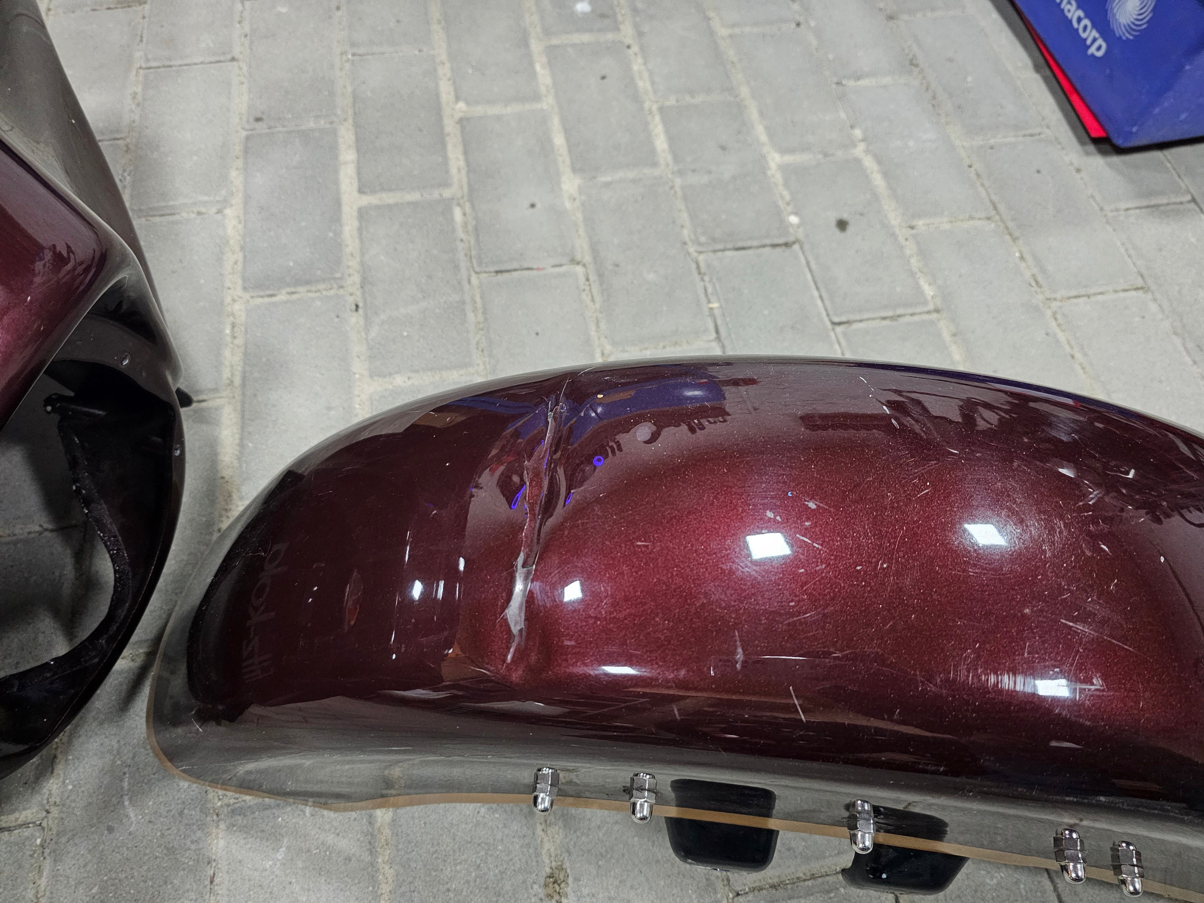 Harley Davidson Bagger Touring Lacksatz gebraucht EVO Red