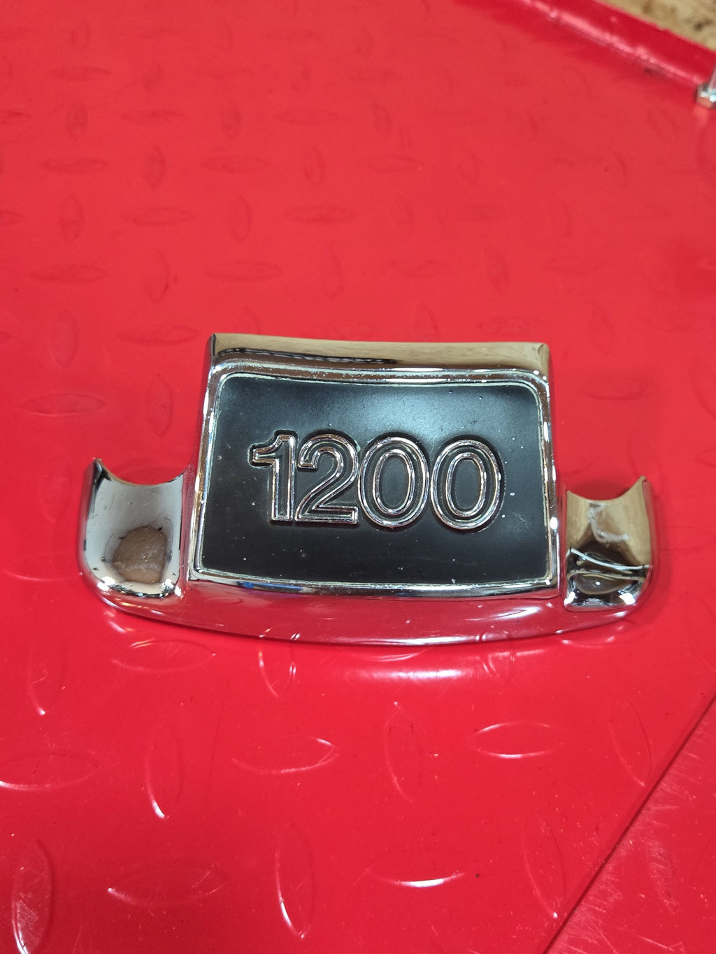 Harley Davidson Shovel Fender Tip Fender Endkappe chrom