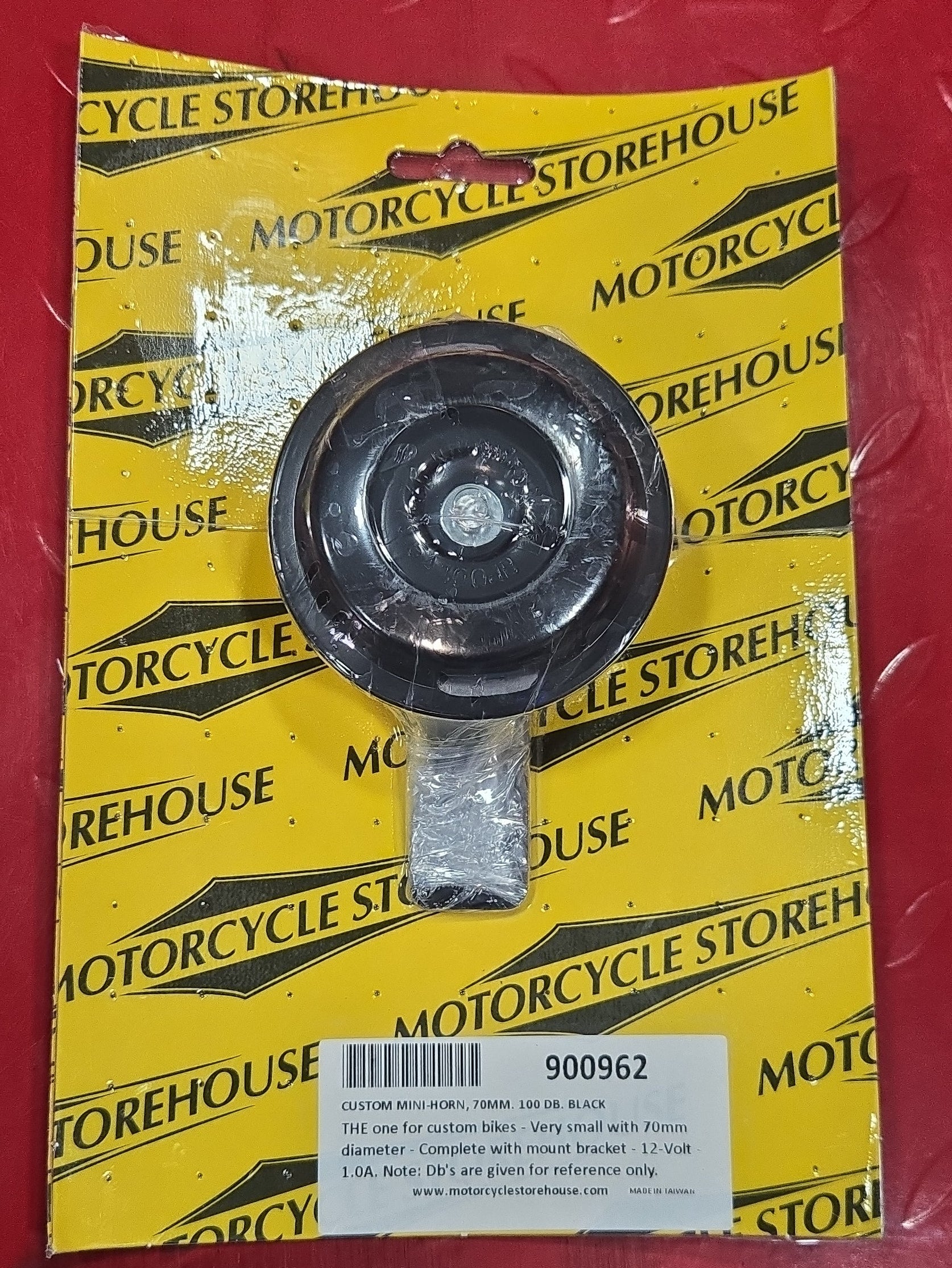 Harley Chopper Custombike Mini Hupe schwarz NEW