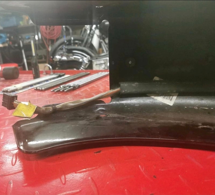 Harley Davidson Rear Fender schwarz glänzend gebraucht