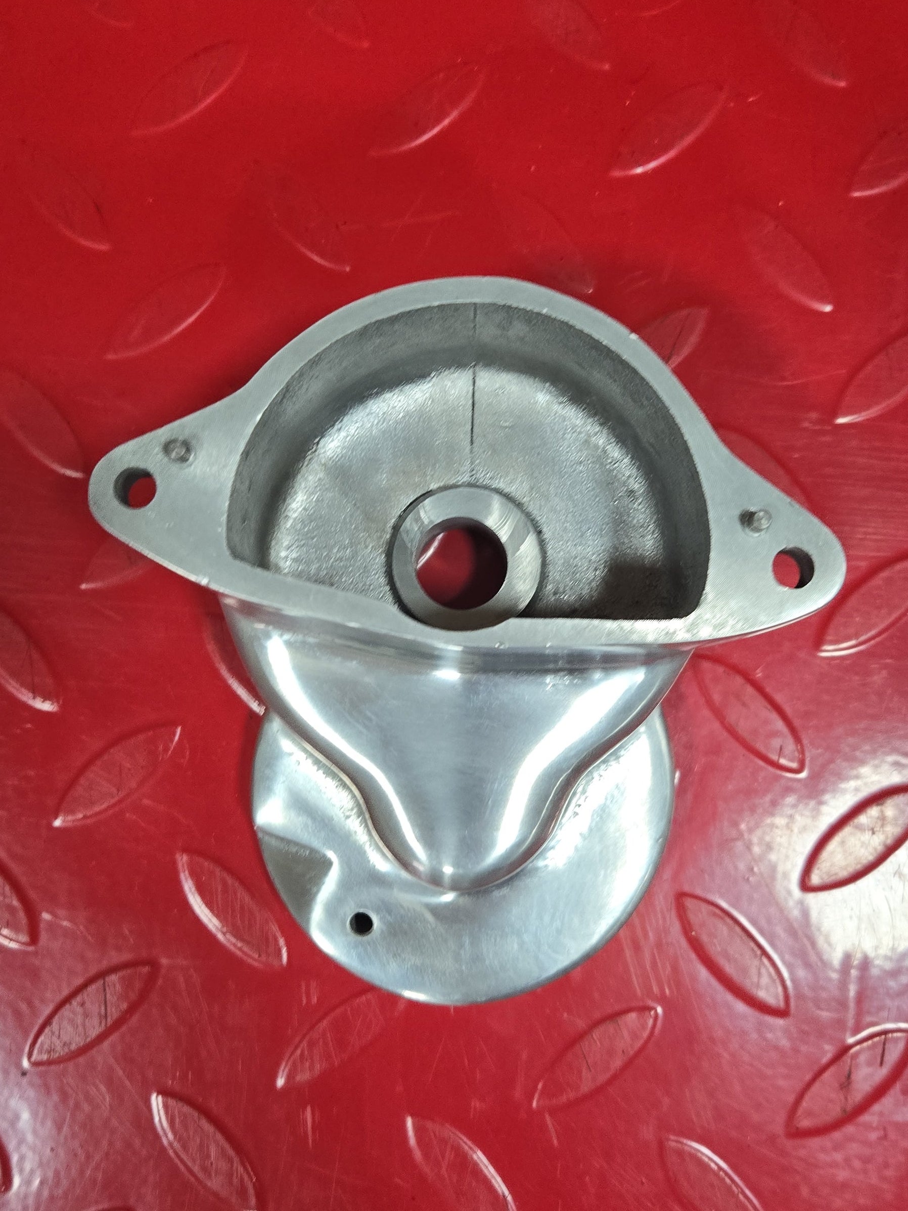 Harley Davidson Shovel Shovelhead Starter Shaft Housing poliert NEW