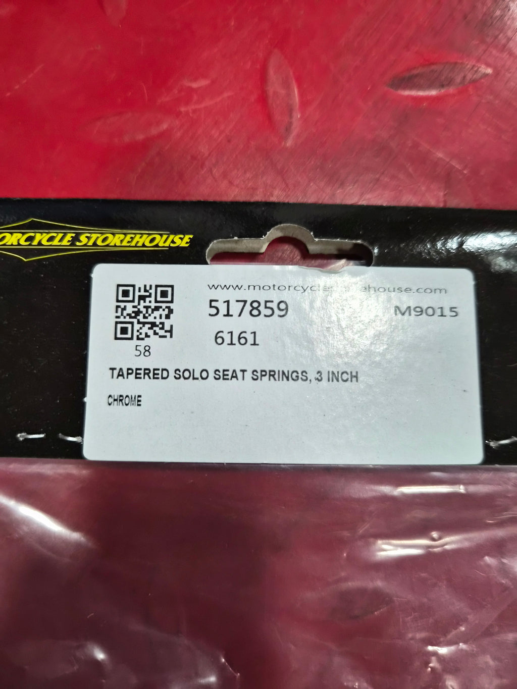 Harley Davidson Chopper Bobber Solositz Feder 3" chrom NEW