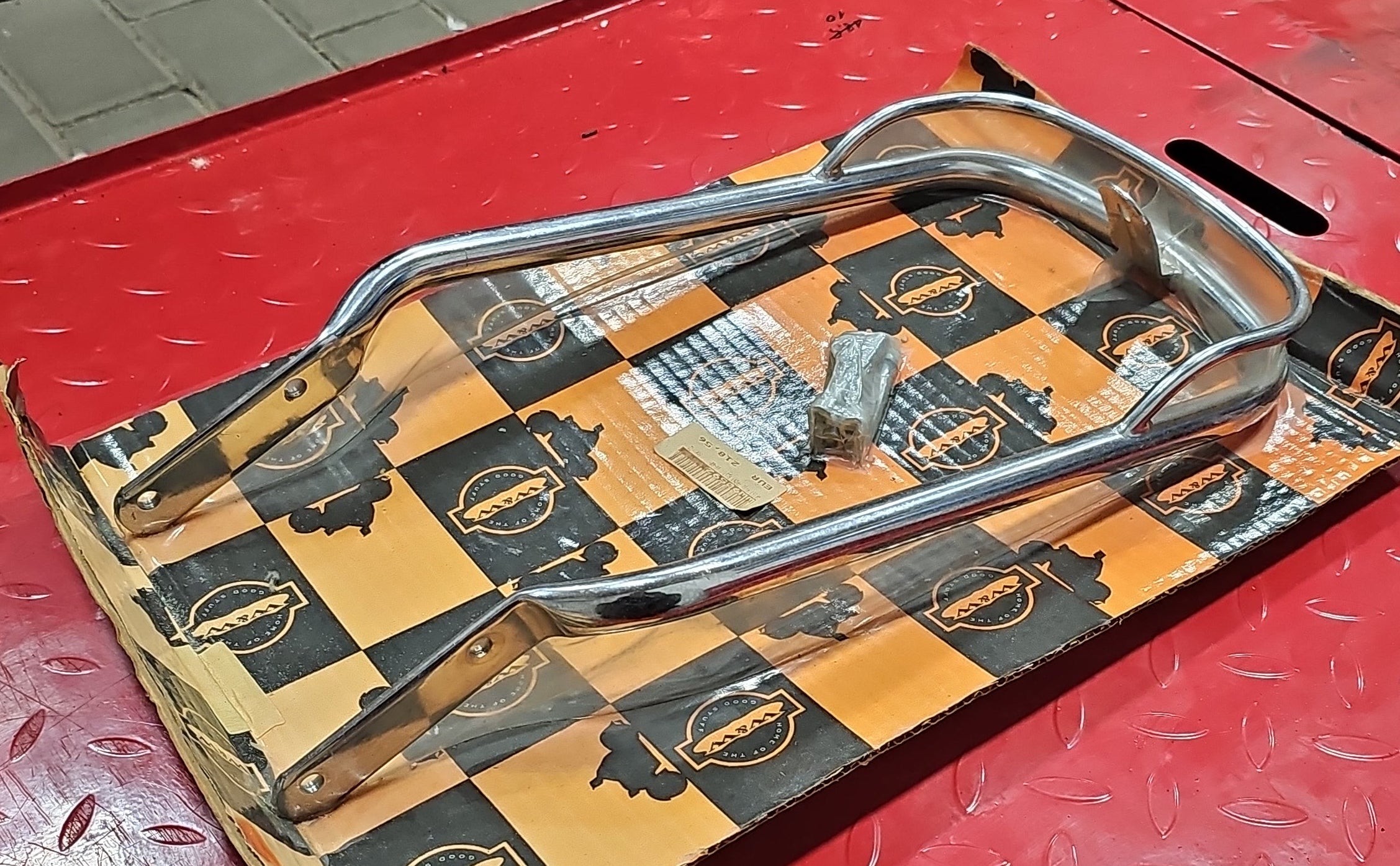 Harley Davidson Front Fender Rail Schutzbügel chrom NEW
