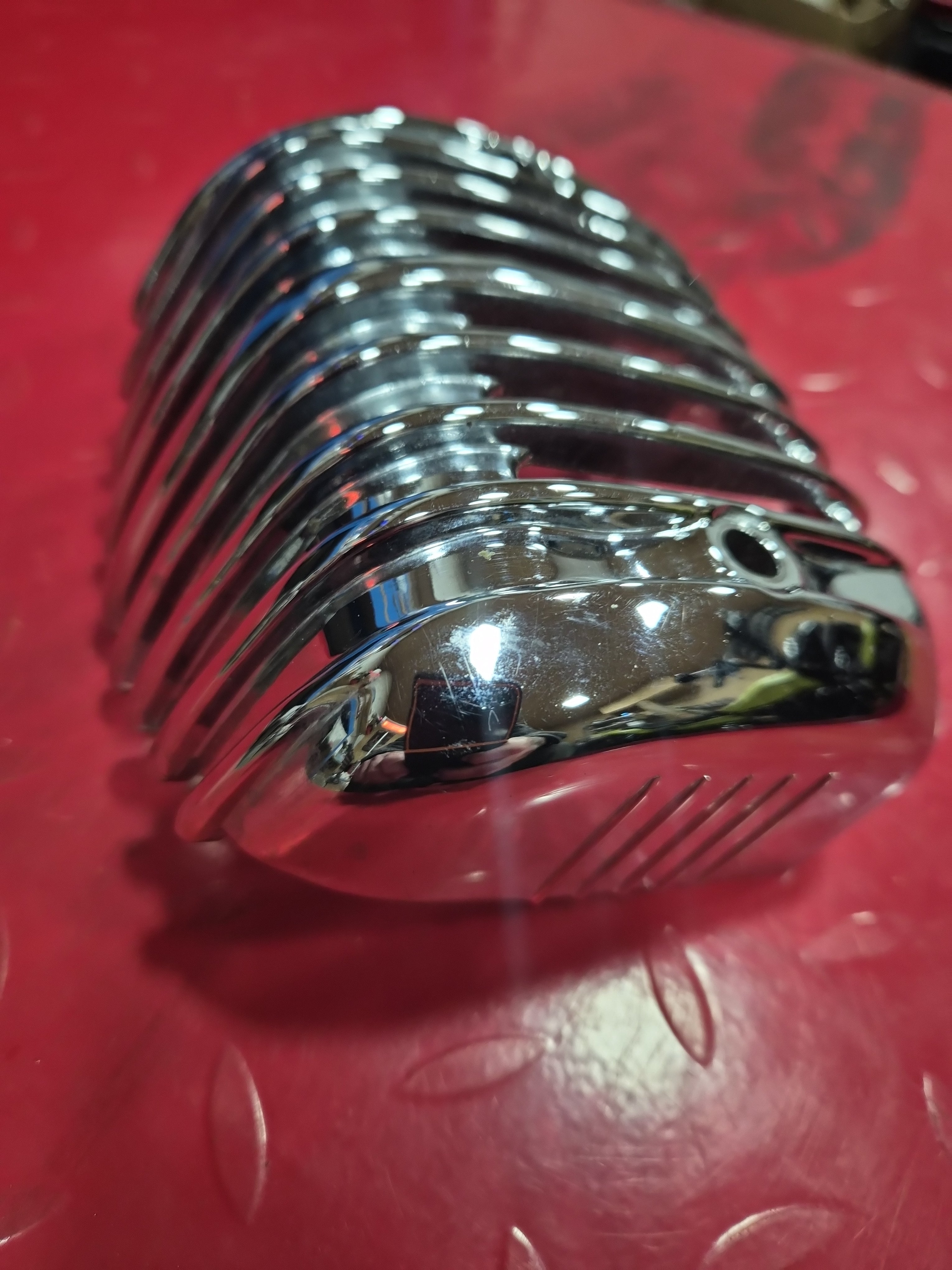 Harley Davidson Regler Cover chrom gebraucht Touring