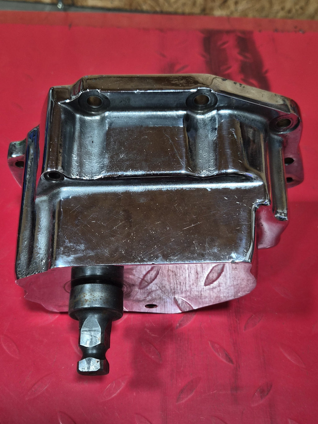 Harley Davidson 5Speed Kicker Getriebeseitendeckel chrom gebraucht