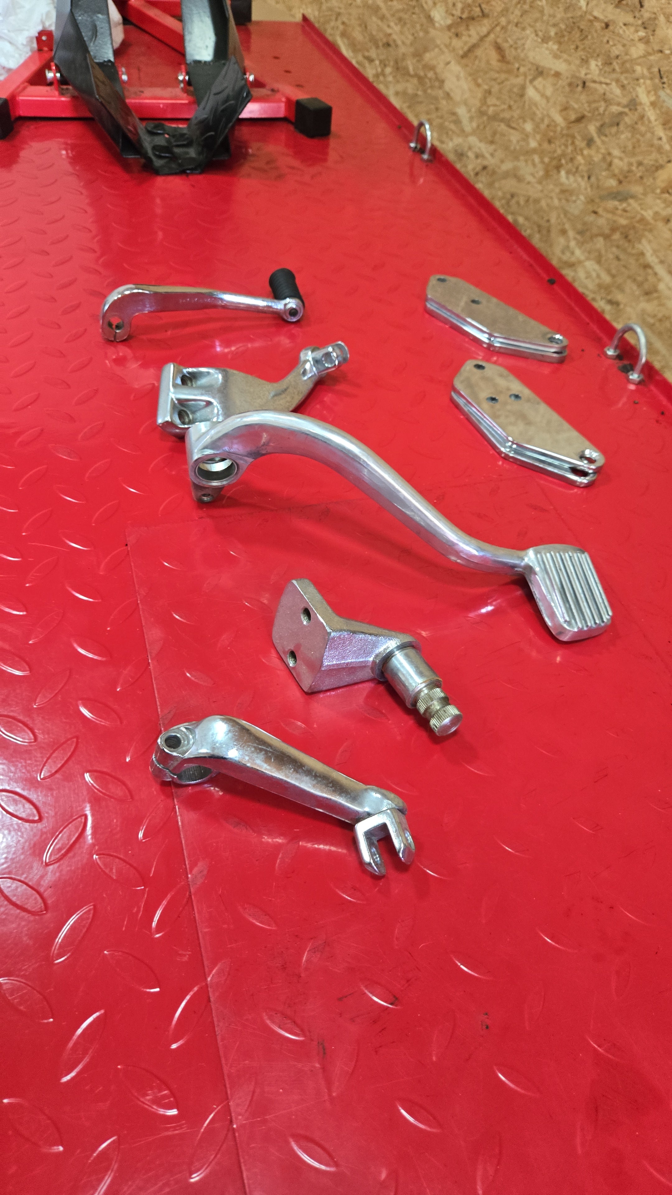 Harley Davidson FXR Mid Controls Fussrastenanlage gebraucht