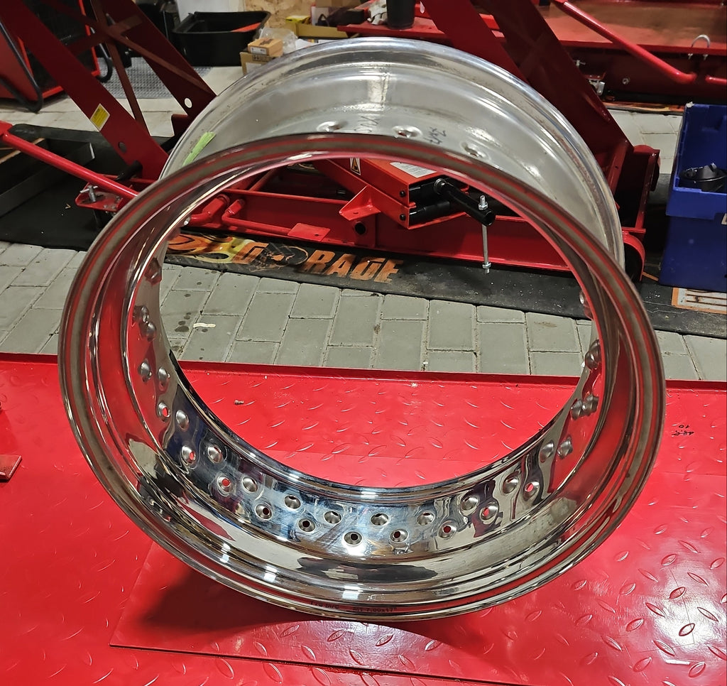 YAMAHA XVS 1100 Edelstahl Felgenring Felge 7x17 poliert NEW