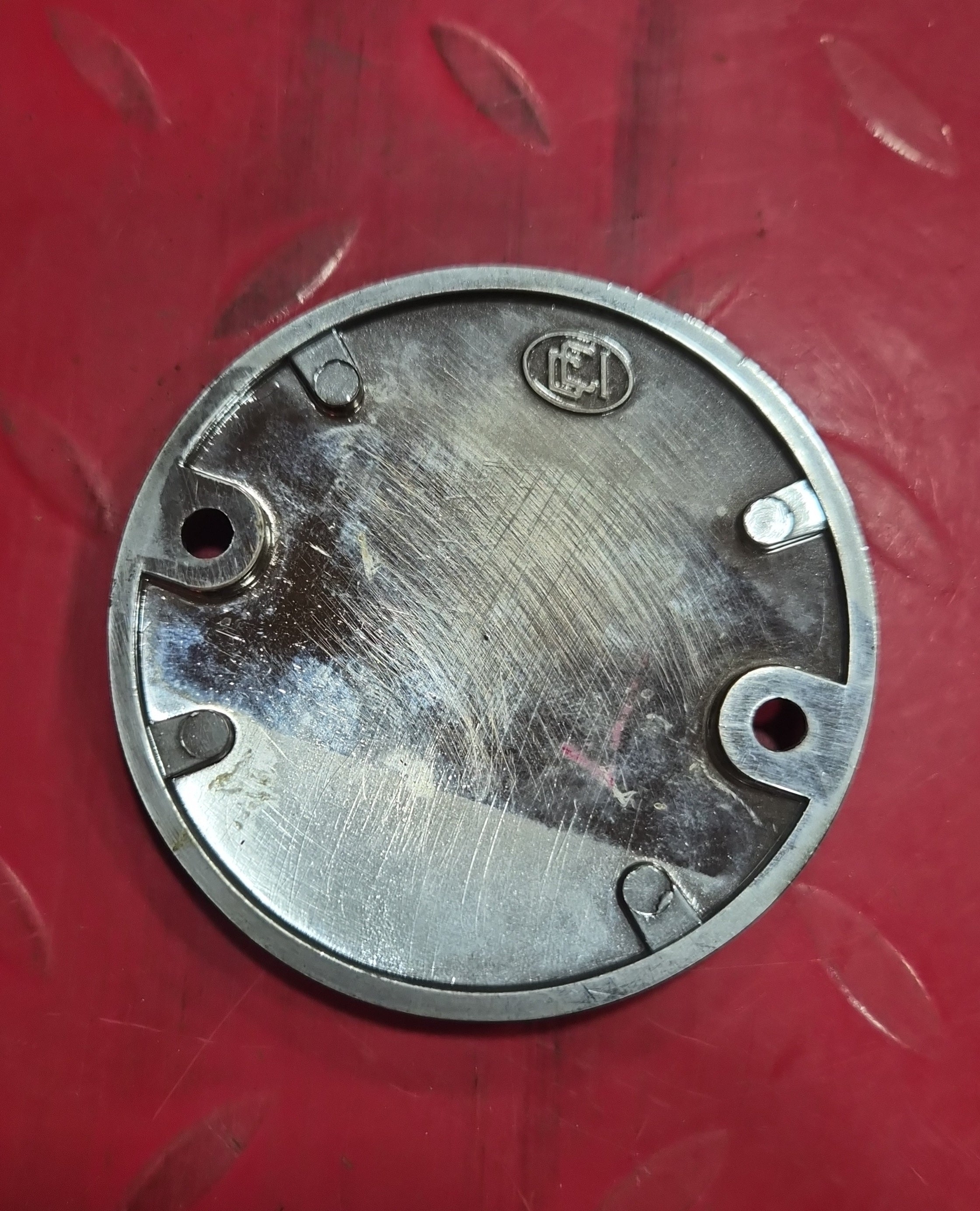 CUSTOM CHROME Pointcover schwarz für Harley gebraucht