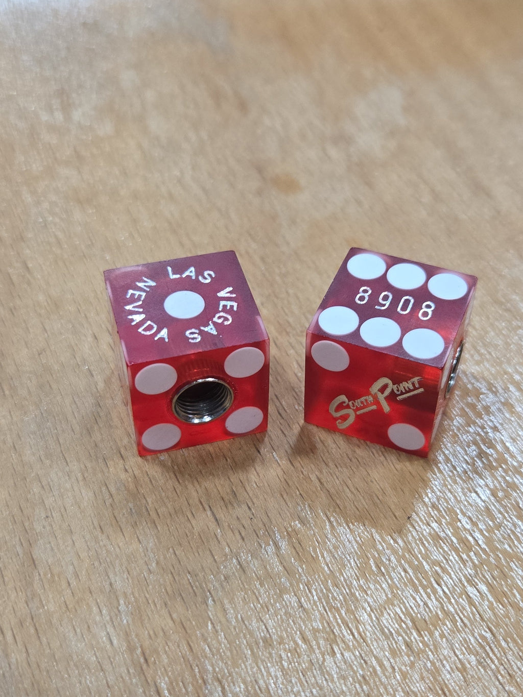 Harley Chopper Custombike Vegas Dice Ventilkappen