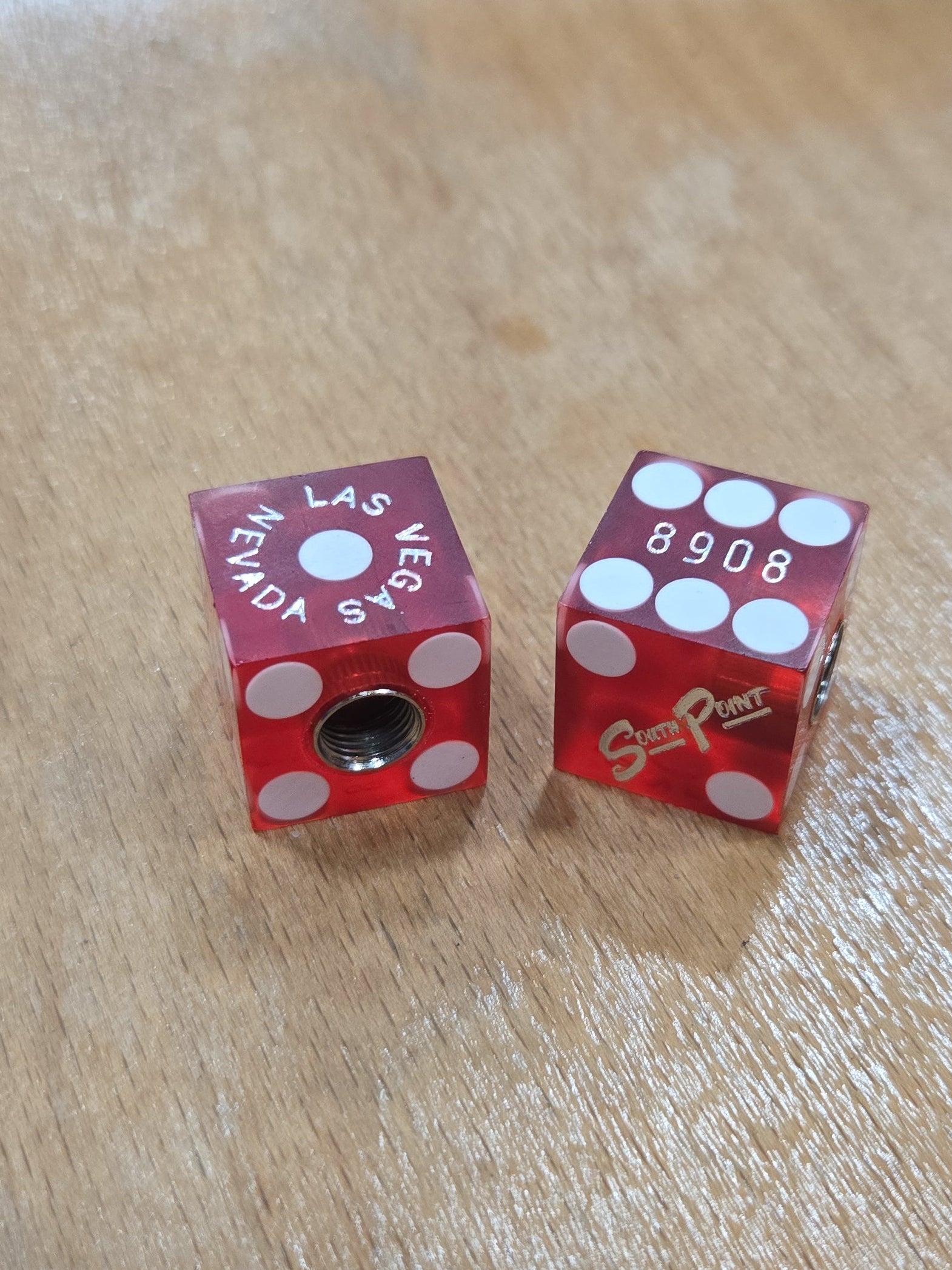 Harley Chopper Custombike Vegas Dice Ventilkappen