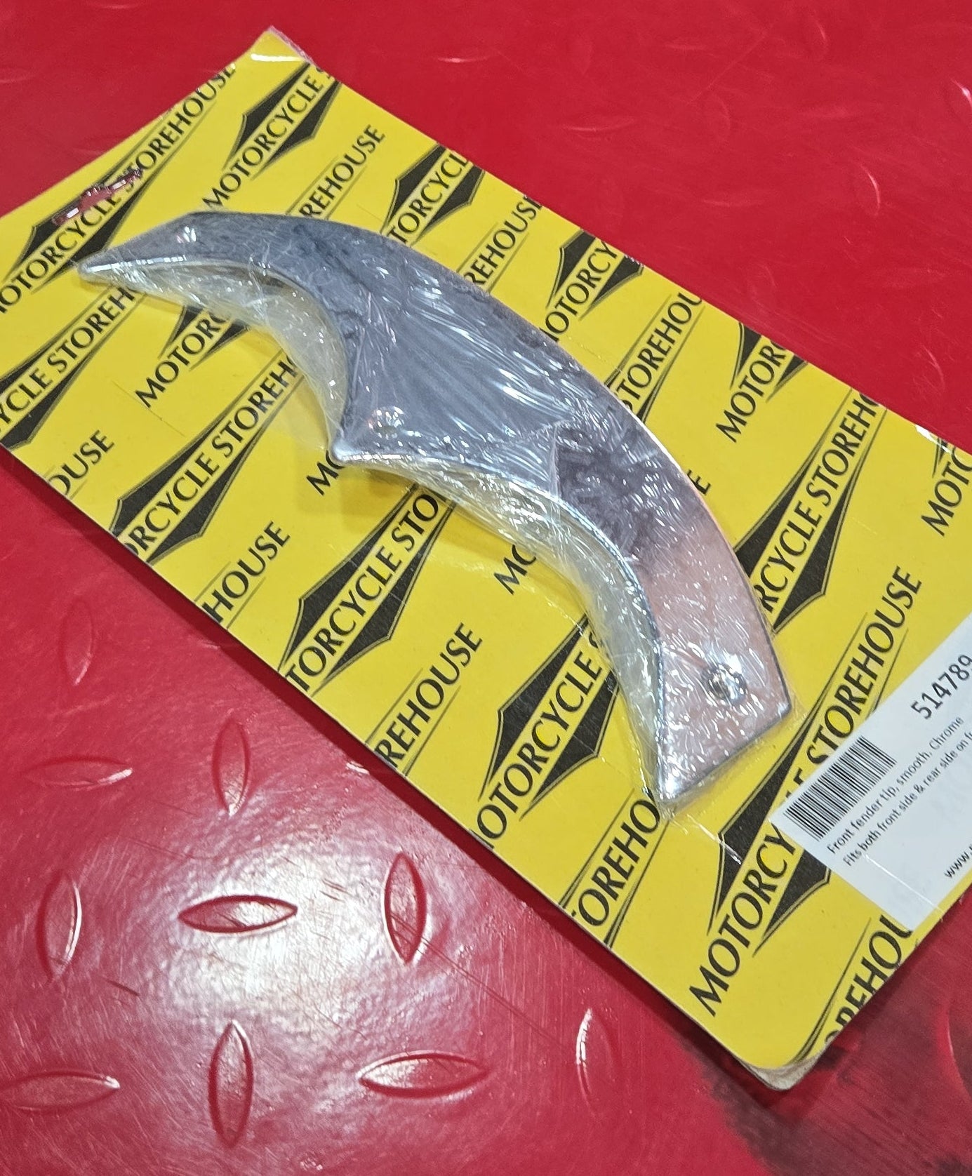Harley Davidson Front Fender Tip smooth chrom NEW