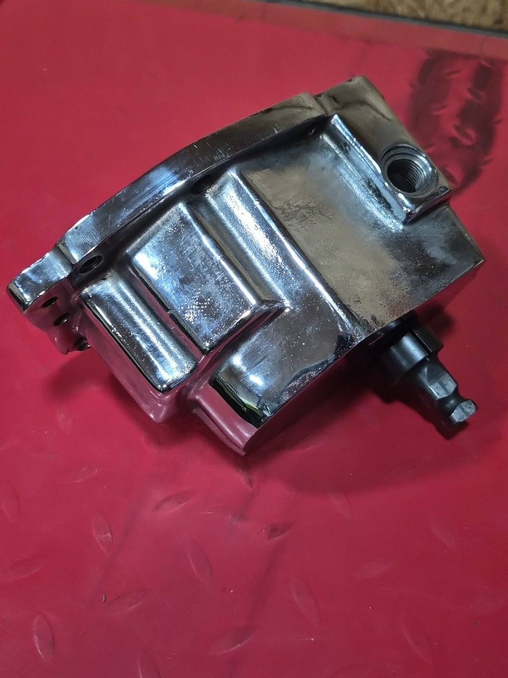 Harley Davidson 5Speed Kicker Getriebeseitendeckel chrom gebraucht