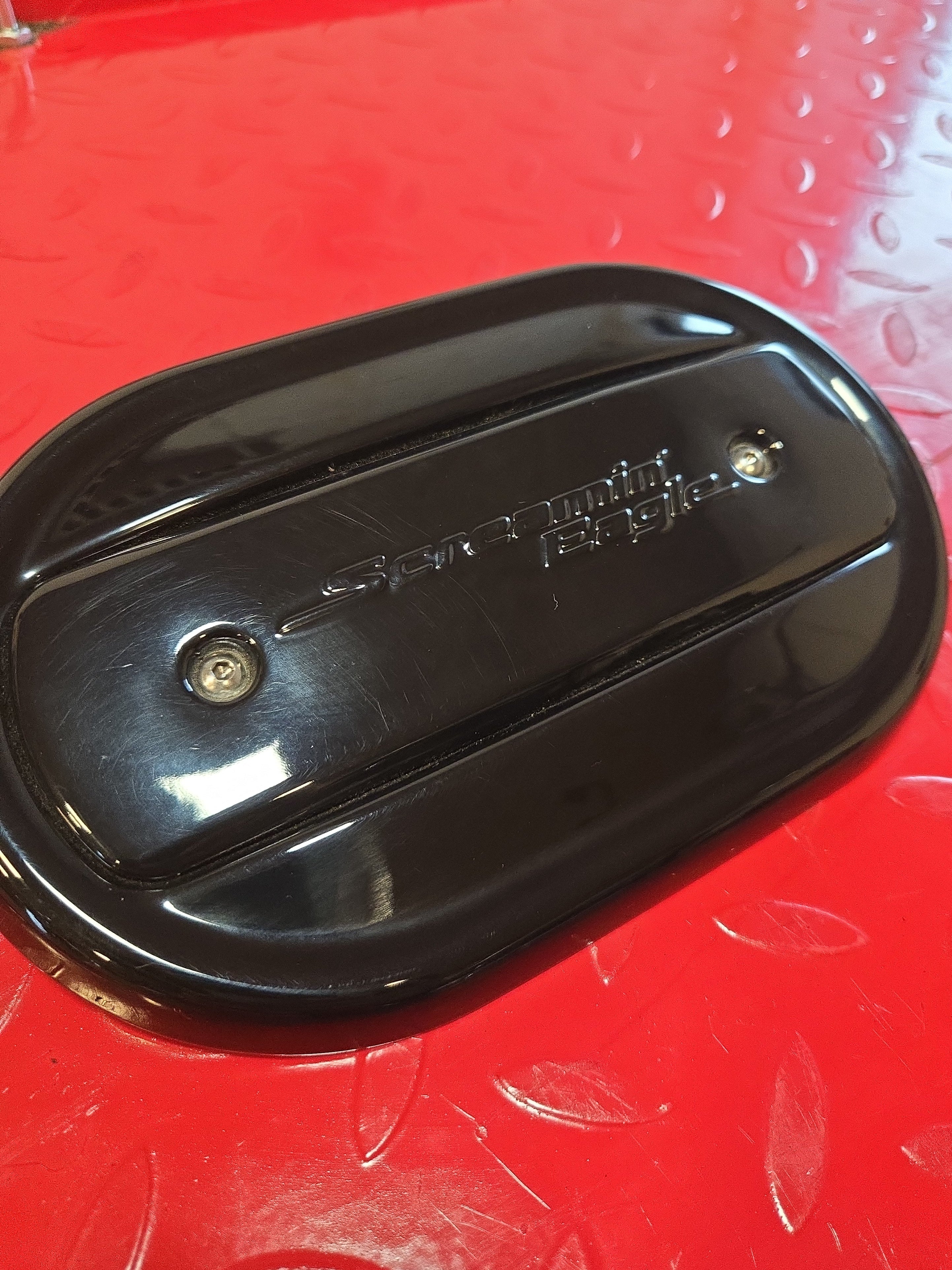 Harley Davidson Luftfilter Cover schwarz gebraucht