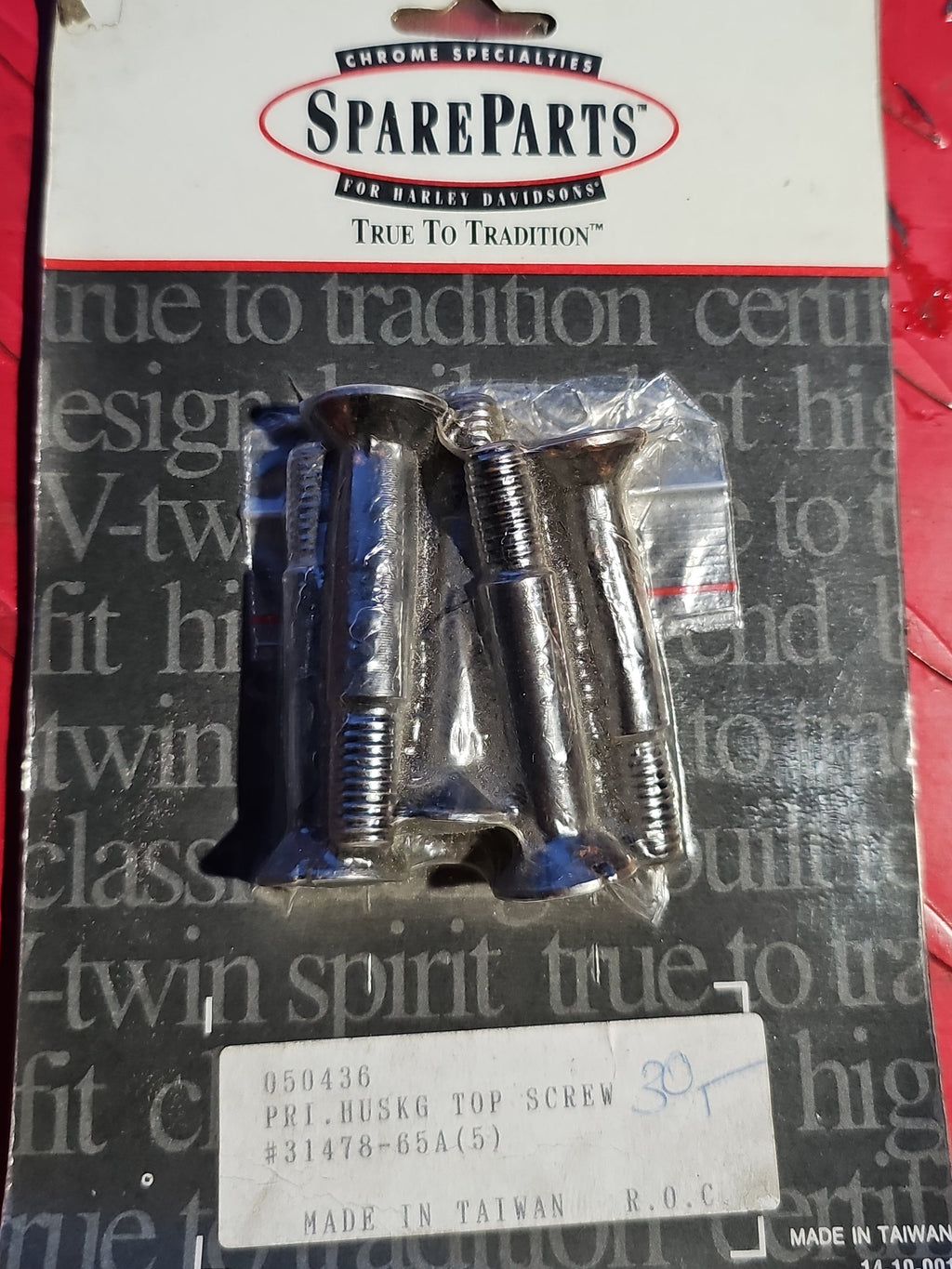Harley Davidson Inner Primär Top Screw NEW