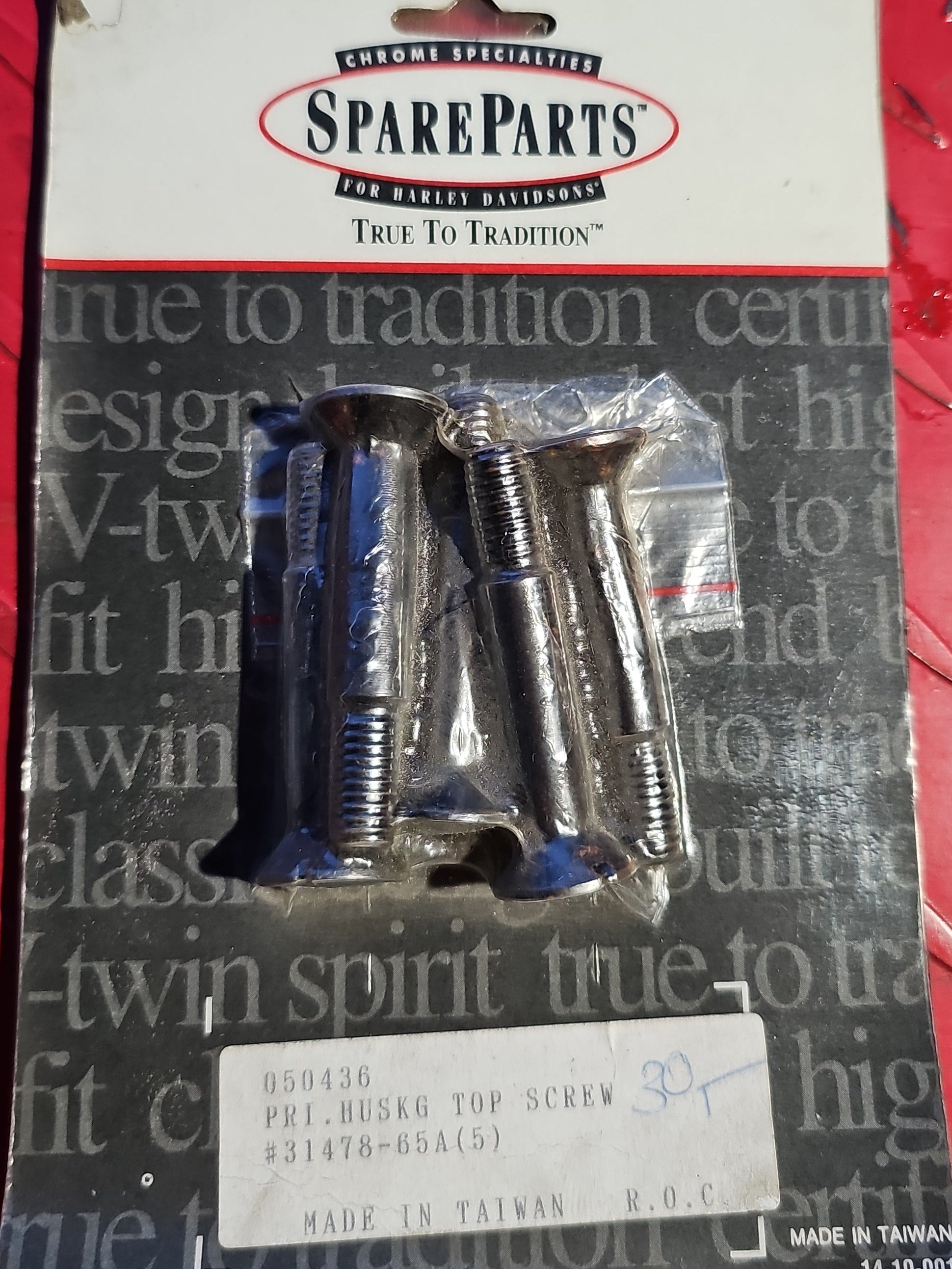 Harley Davidson Inner Primär Top Screw NEW