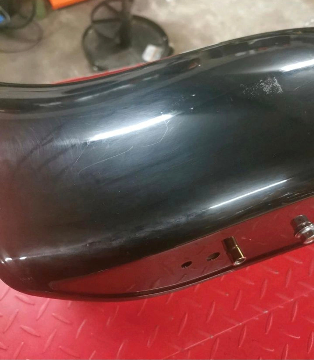 Harley Davidson Rear Fender schwarz glänzend gebraucht