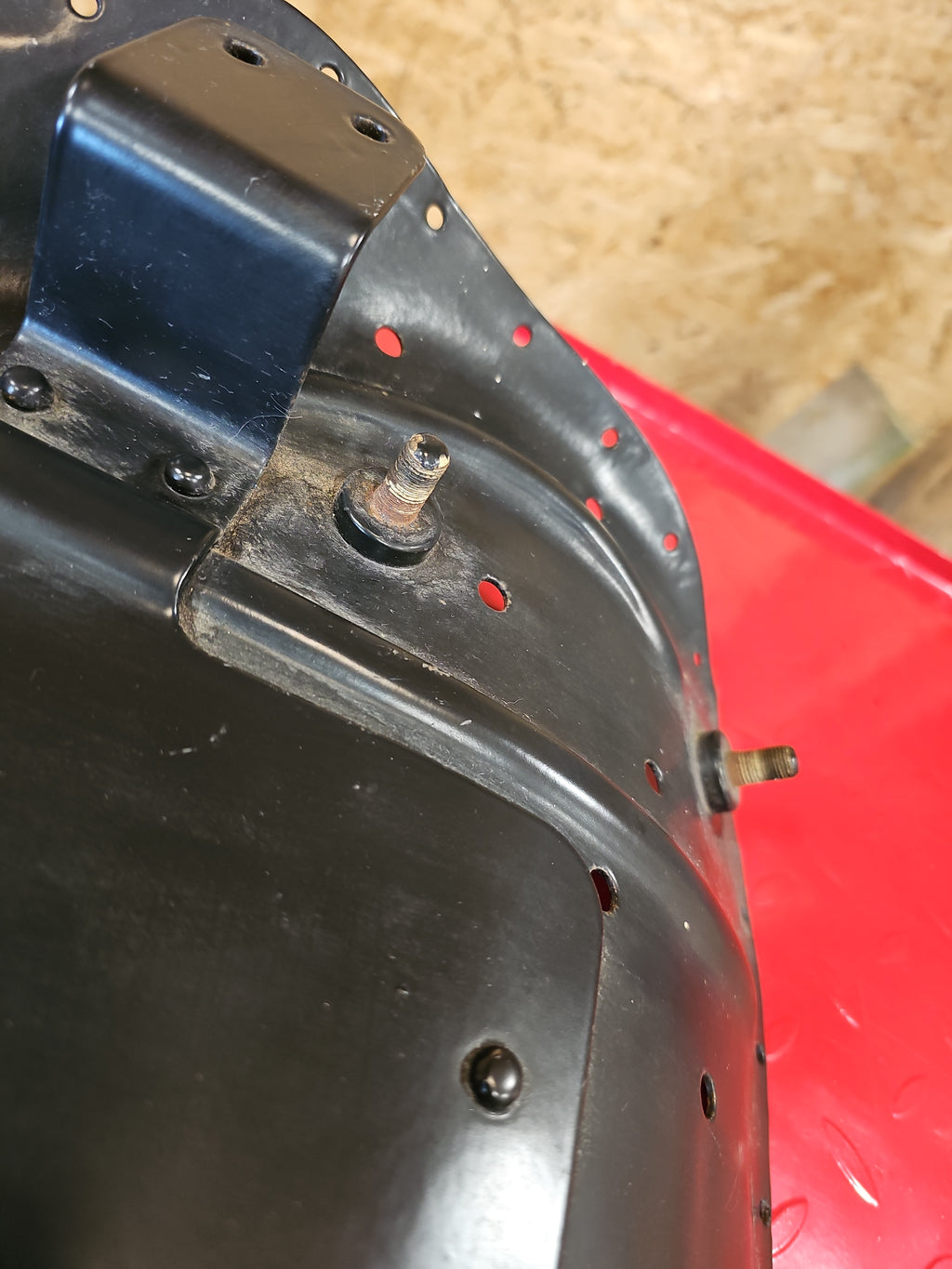 Harley Davidson Panhead Buddyseat Grundplatte
