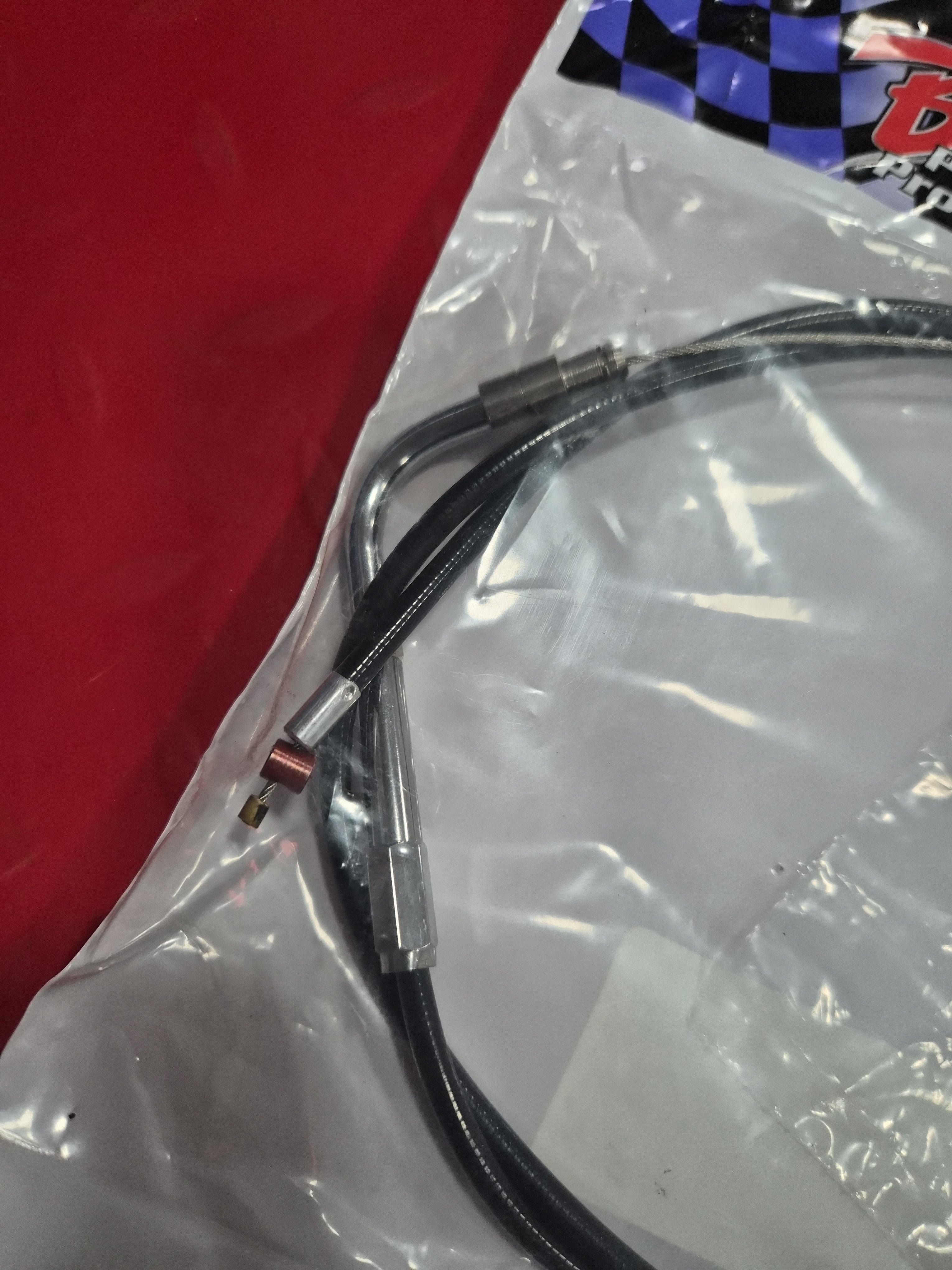 BARNETT Gaszug schwarz +6" für Harley Davidson NEW