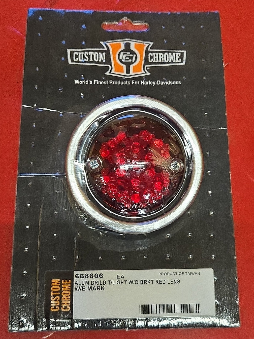 Harley Davidson Chopper Custombike Rücklicht Alu LED NEW