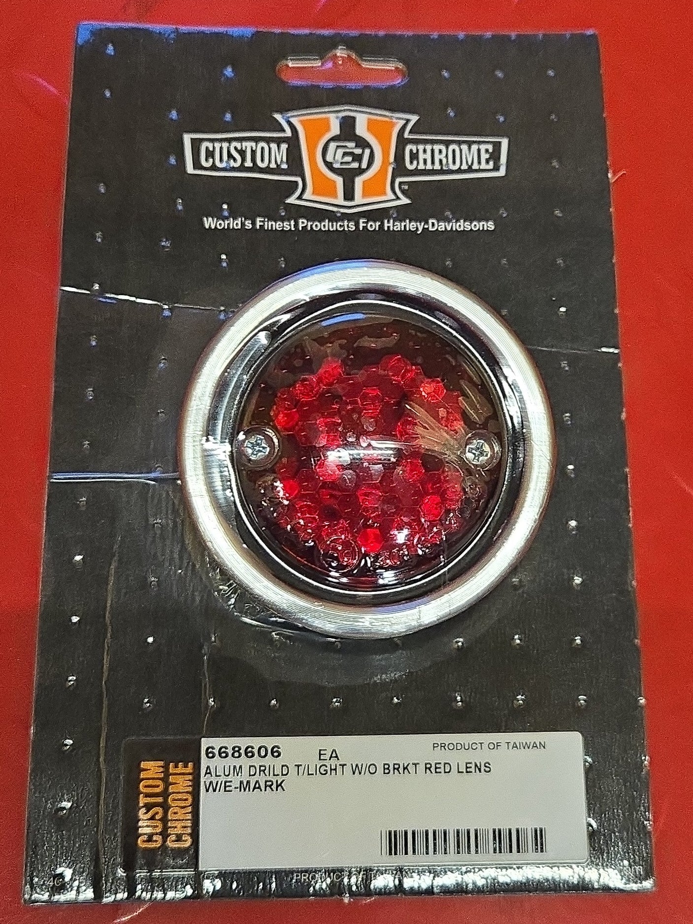 Harley Davidson Chopper Custombike Rücklicht Alu LED NEW