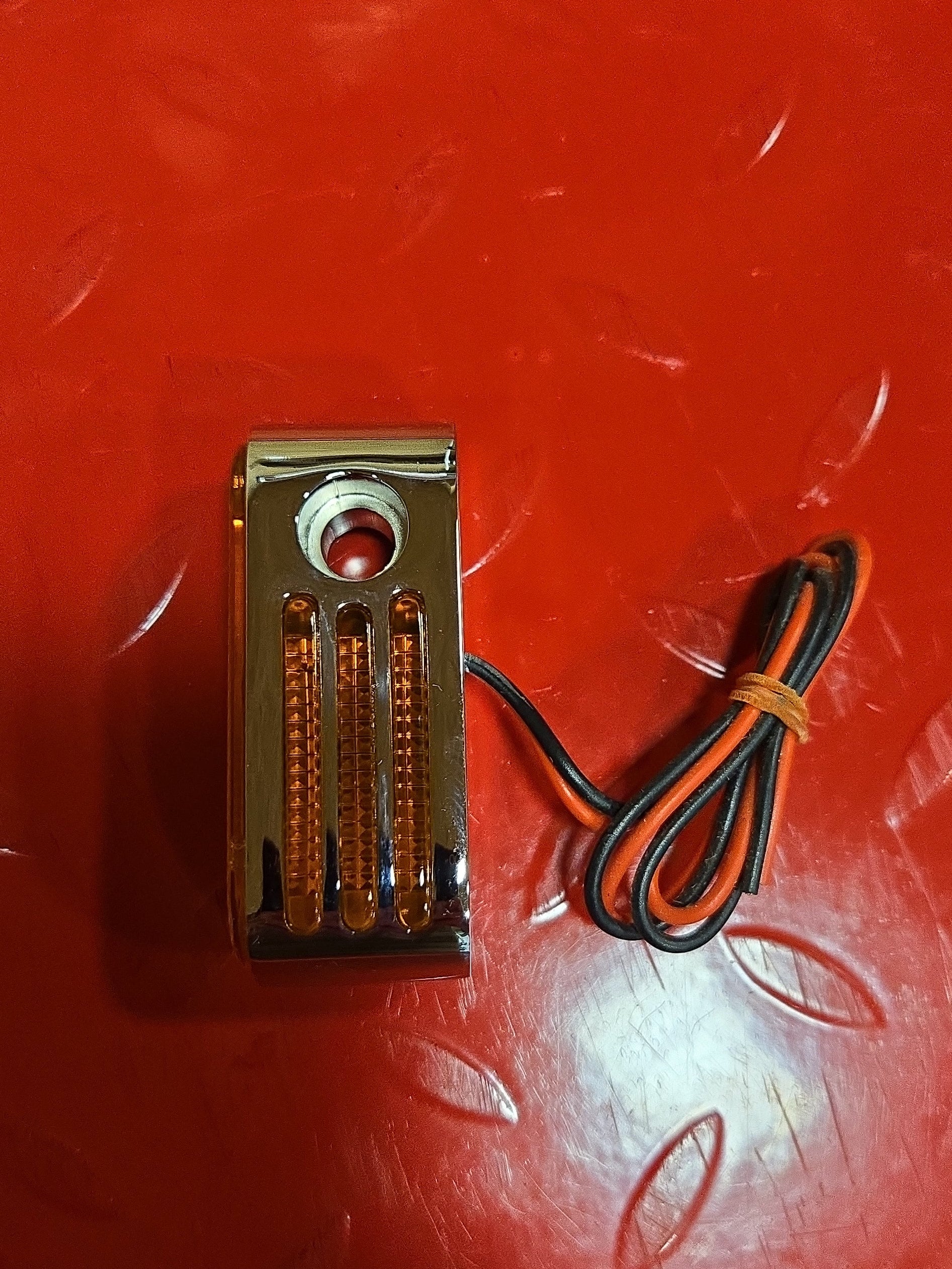 Harley Chopper Custombike Sidemarker Begrenzungsleuchte chrom