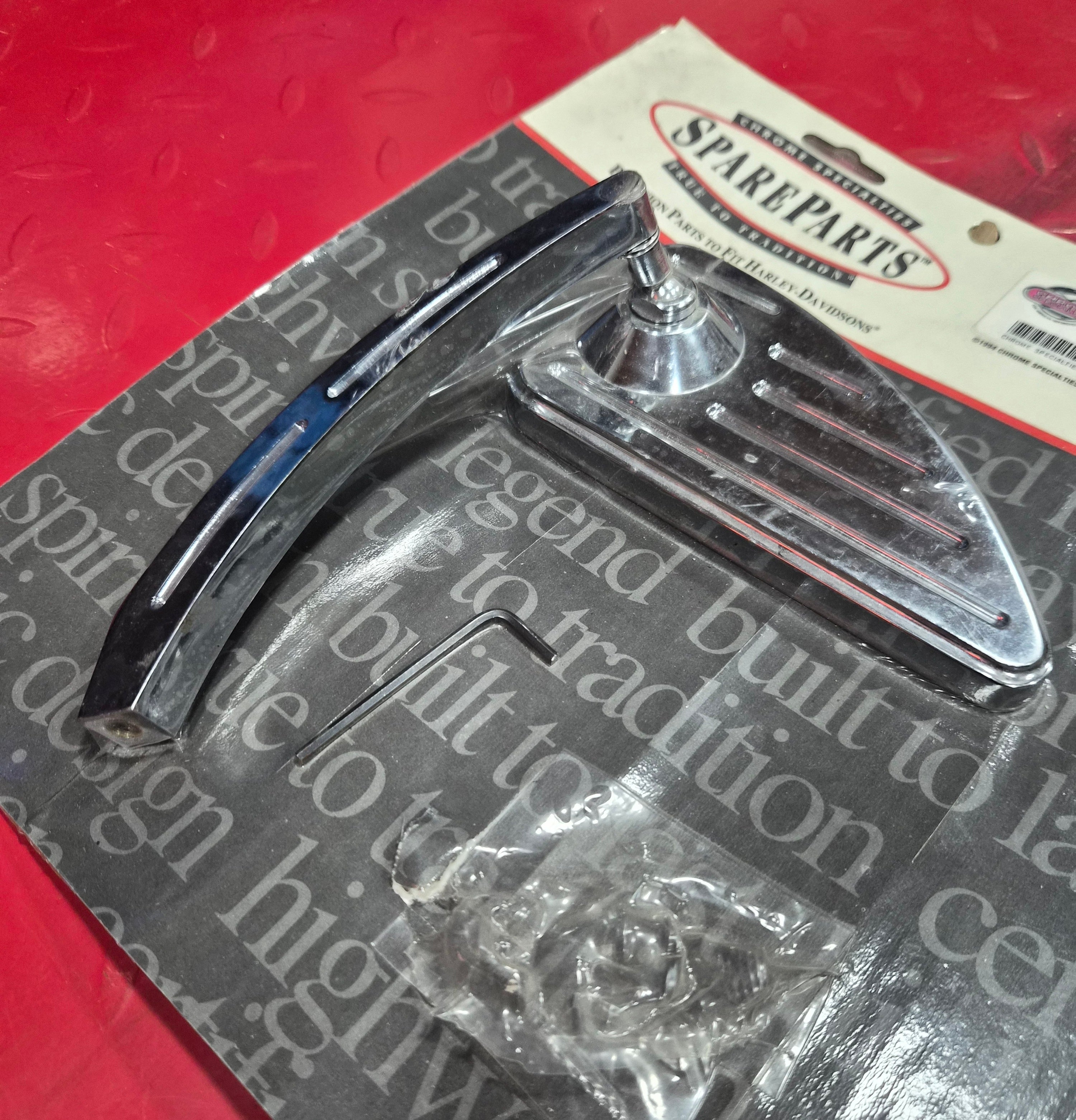 Harley Davidson Custombike Chopper Spiegel CNC chrom NEW