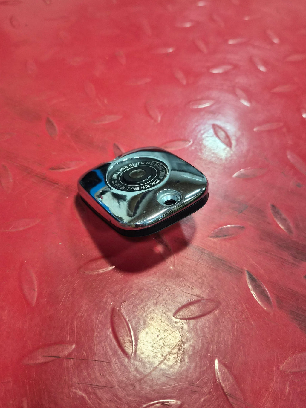 Harley Davidson Bremsbehälter Deckel vorne chrom gebraucht