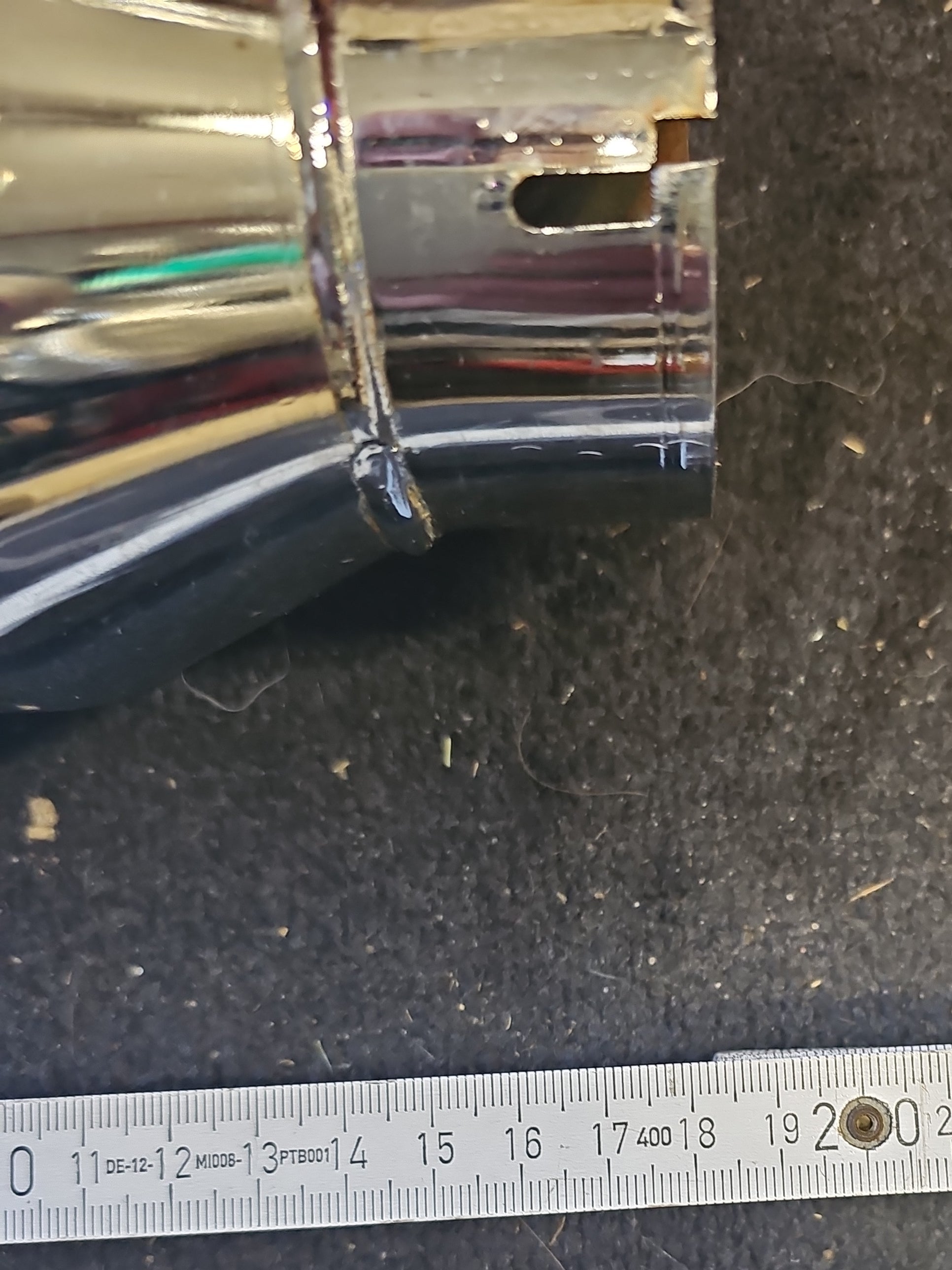 Harley Davidson V Rod Endschalldämpfer Muffler Auspuff chrom gebraucht