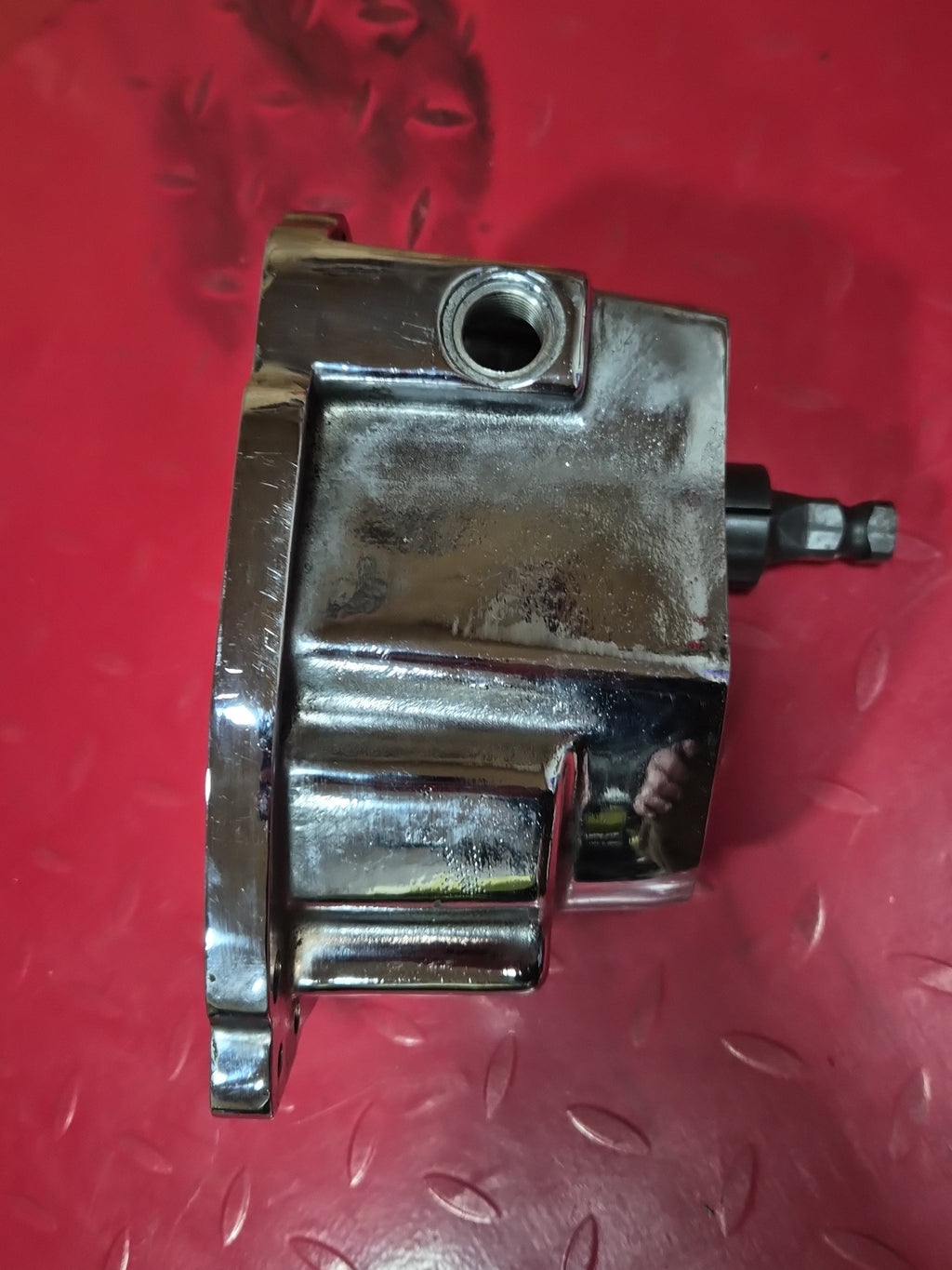 Harley Davidson 5Speed Kicker Getriebeseitendeckel chrom gebraucht