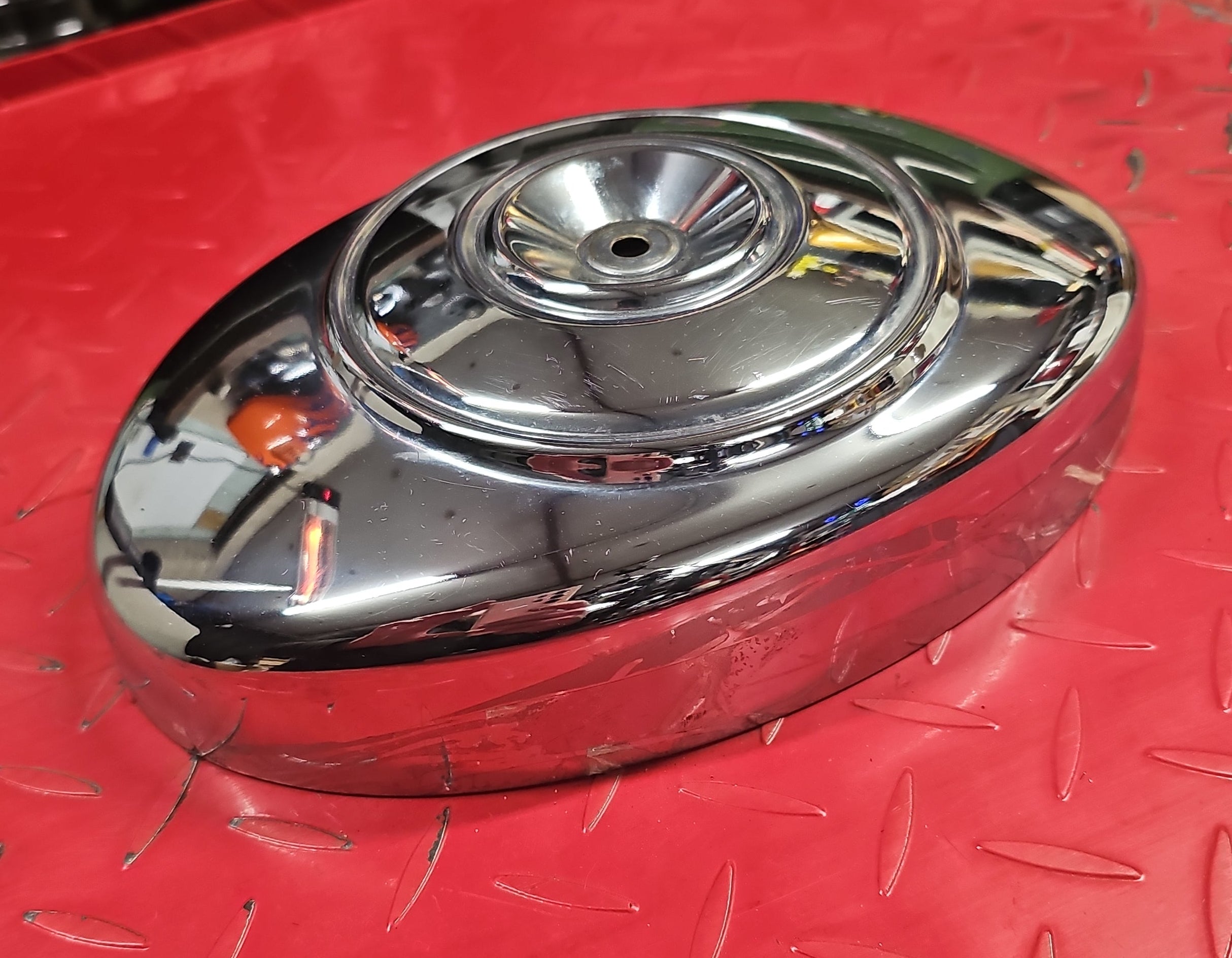 Harley Davidson Luftfilterdeckel chrom gebraucht