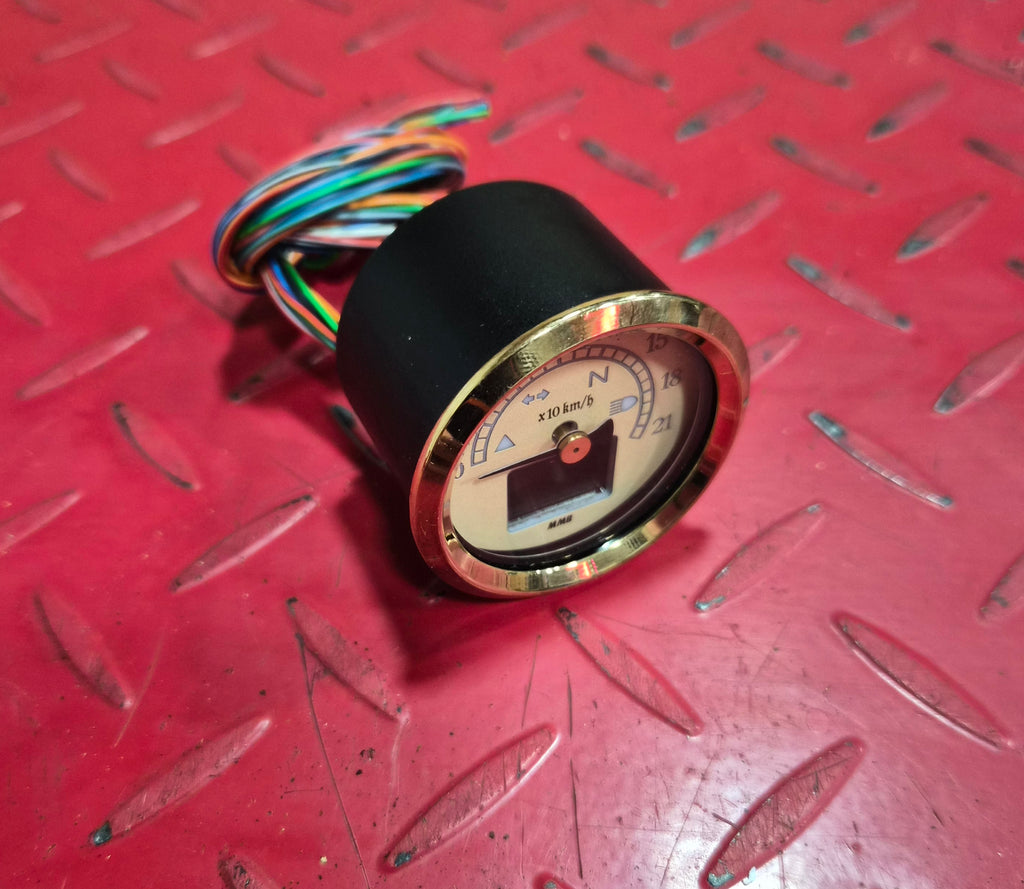 (Kopie) MMB Minitacho inkl. Kontrollleuchten gold/Elfenbein NEW