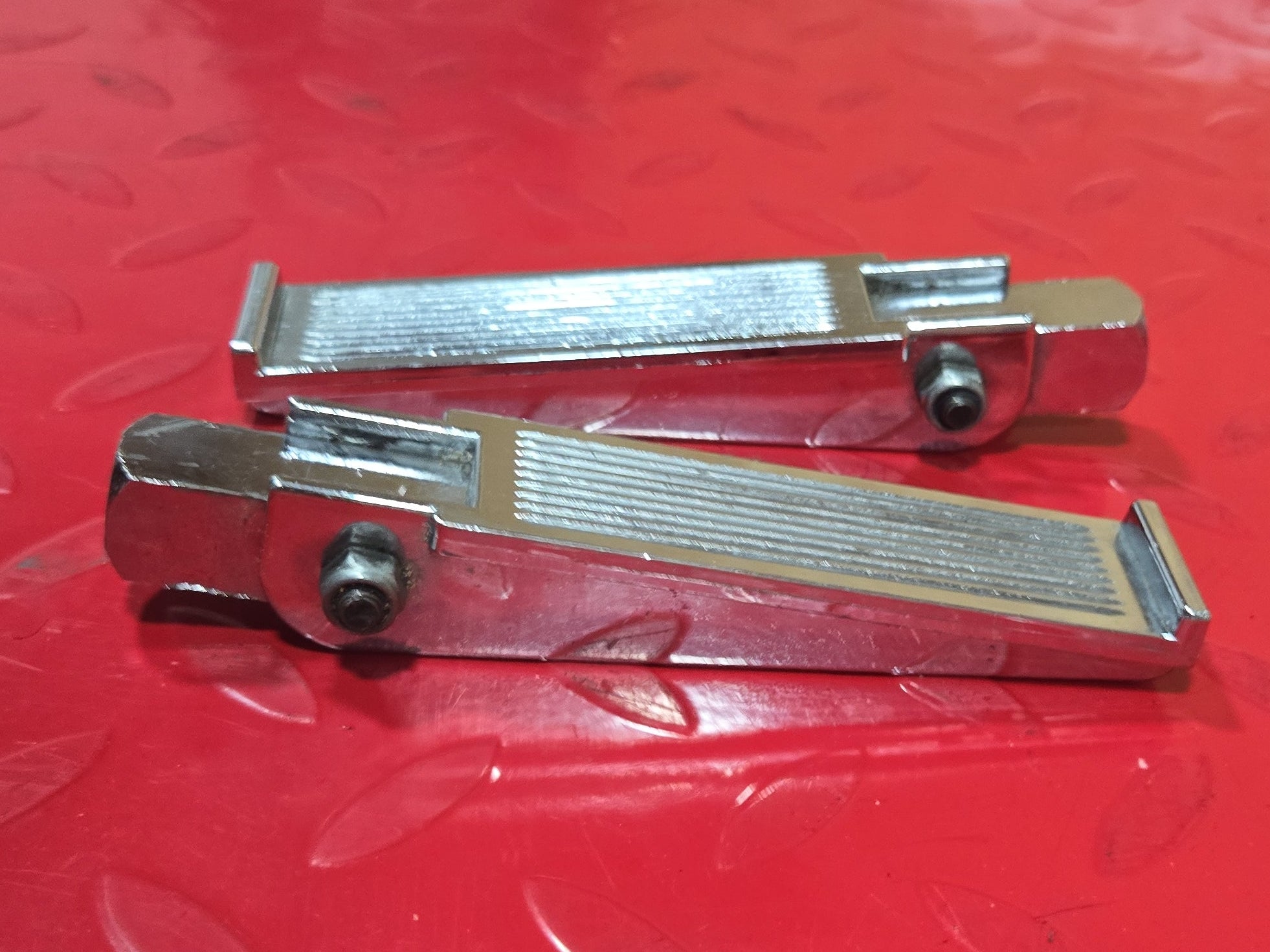 Harley Chopper Oldschool Fussrasten chrom gebraucht