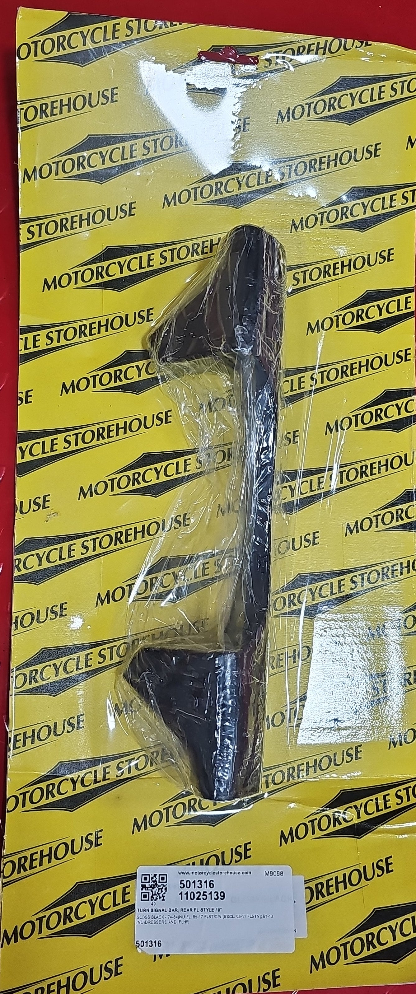 Harley Davidson Blinkerhalter FLH schwarz 10" NEW