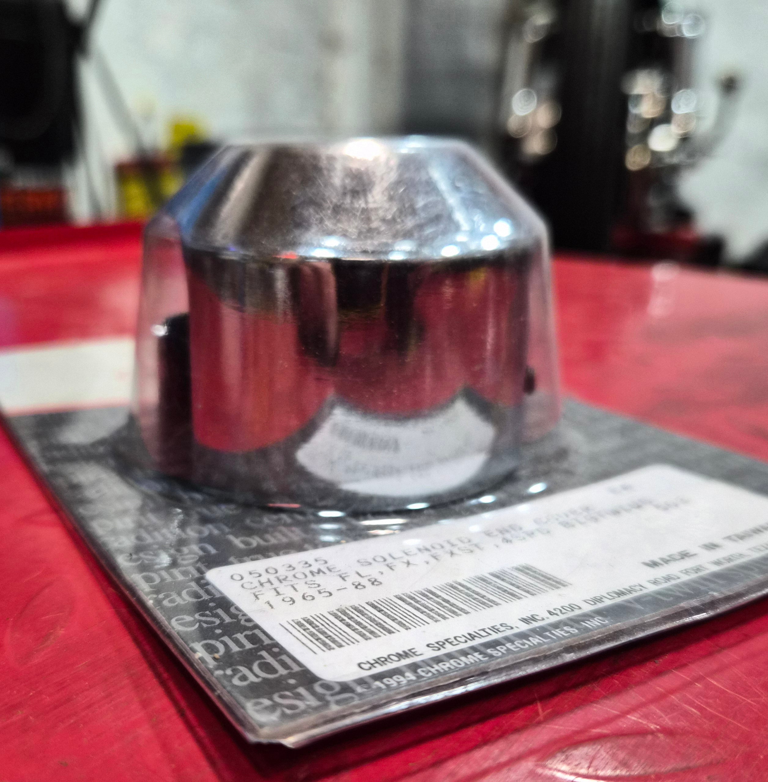Harley Davidson Solenoid End Cover chrom NEW