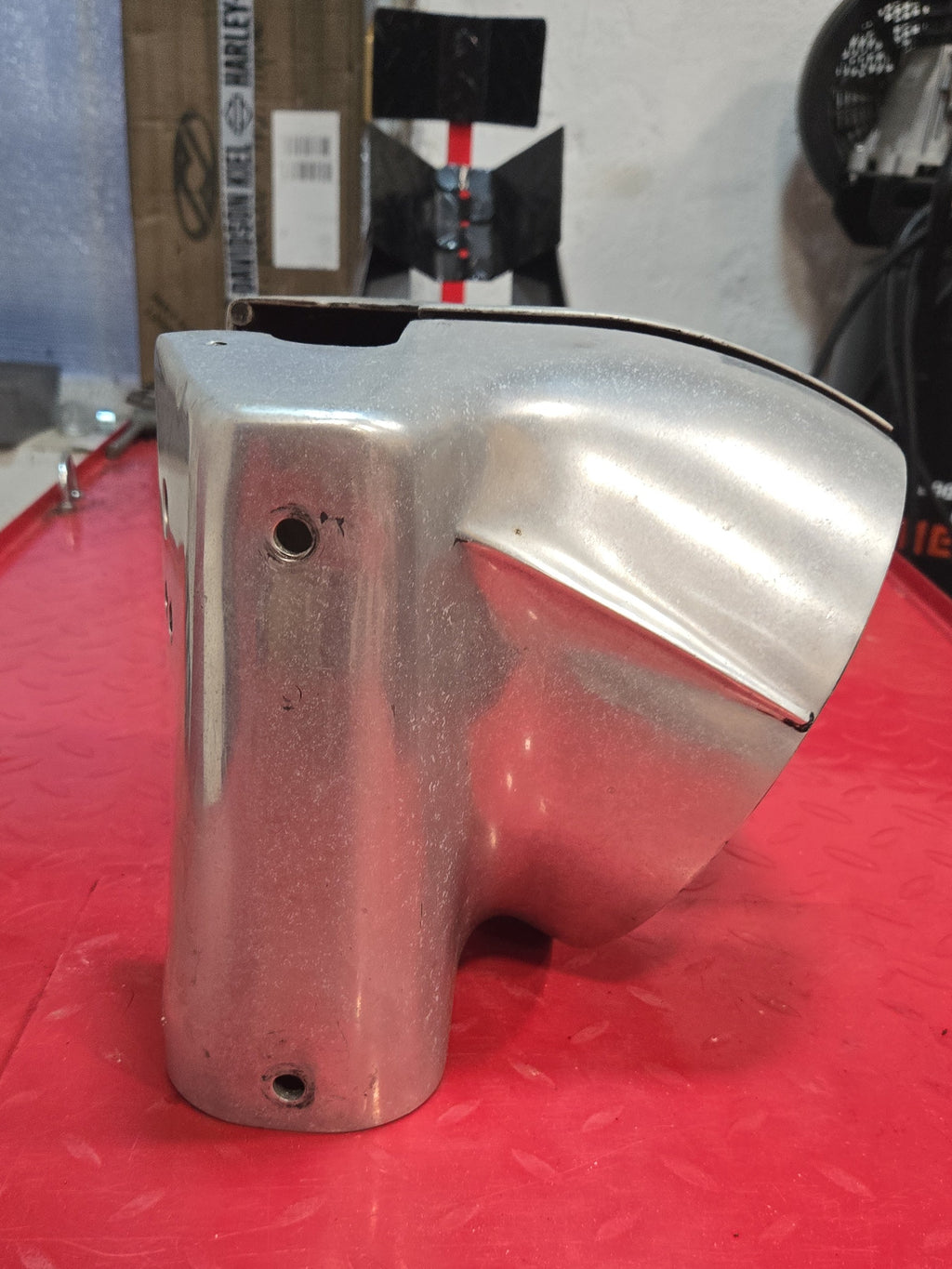 Harley Davidson Ochsenkopf Scheinwerferabdeckung Panhead Shovel