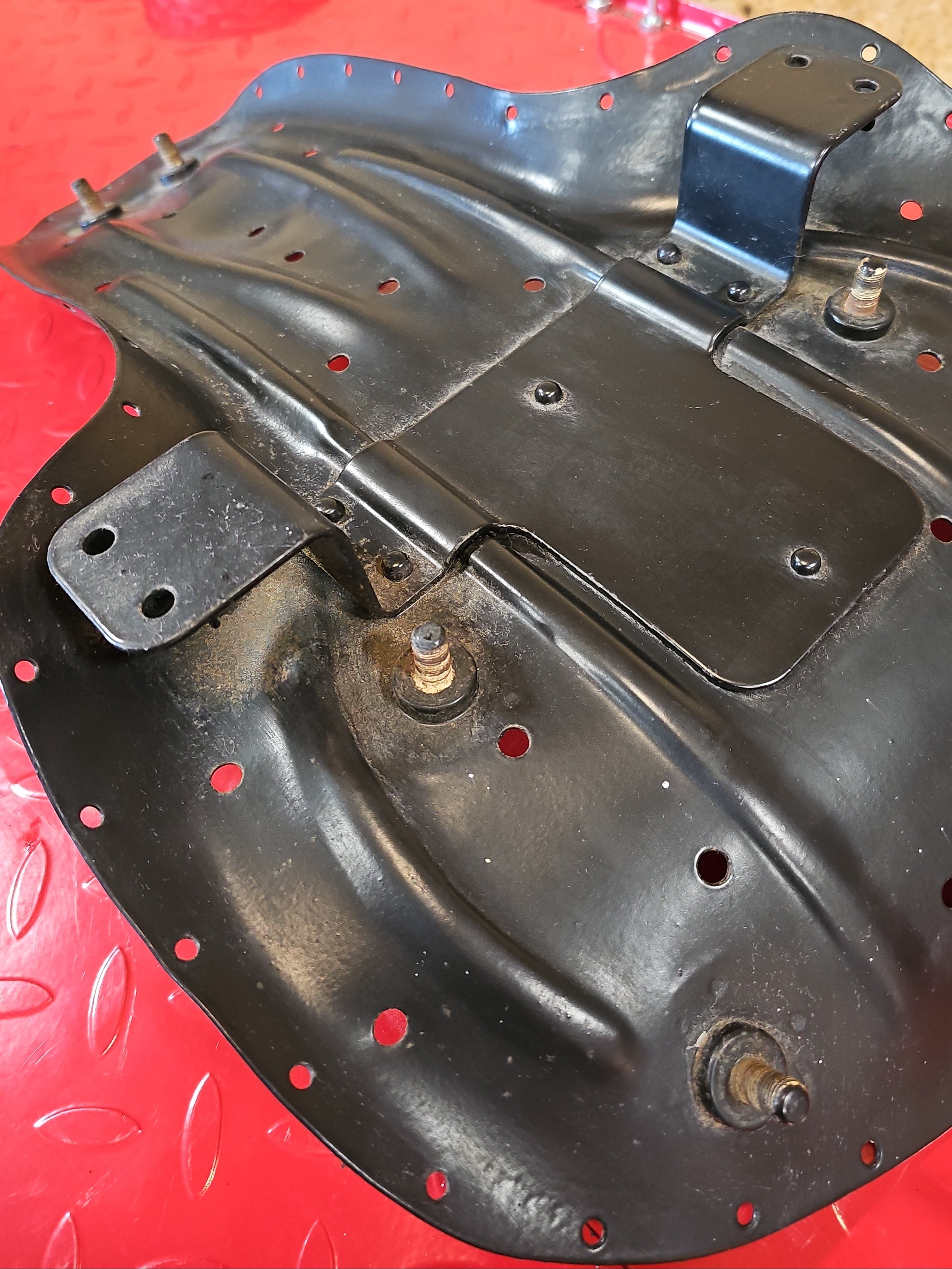 Harley Davidson Panhead Buddyseat Grundplatte